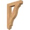 Ekena Millwork Funston Arts & Crafts Smooth Bracket, Western Red Cedar, 5 1/2"W x 32"D x 44"H BKT06X32X44FST03SWR - alternate 1